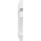 Ekena Millwork Stanley Architectural Grade PVC Running Trim, 8"H x 5/8"P x 48"L RUNP08X0625X48STN - alternate 2